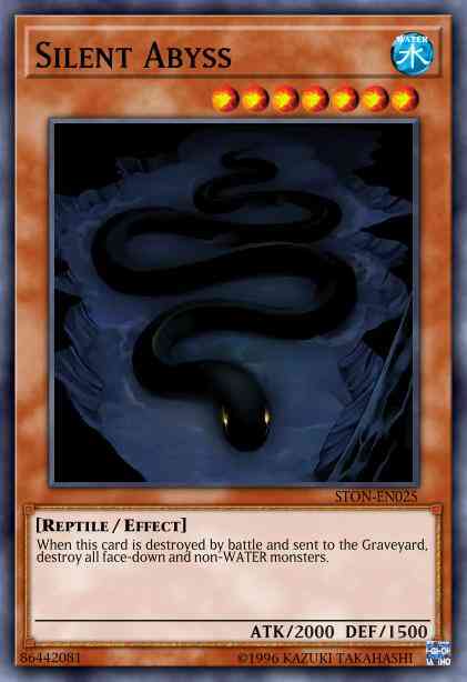 Silent Abyss - STON-EN025 - Common - 1st Edition