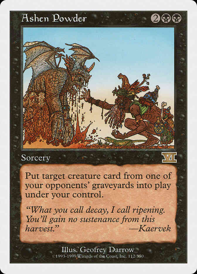 Ashen Powder [112] [Classic Sixth Edition] [Non-Foil]