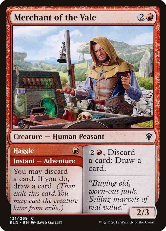 Merchant of the Vale // Haggle [131] [Throne of Eldraine] [Non-Foil]