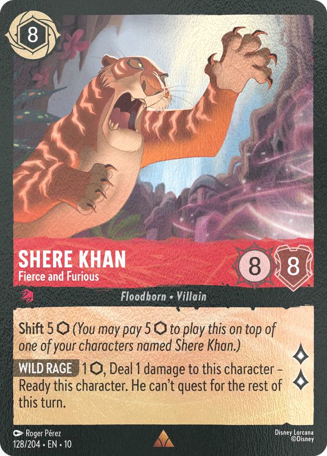 Shere Khan - Fierce and Furious - 128/204 [Whispers in the Well] [Cold Foil]