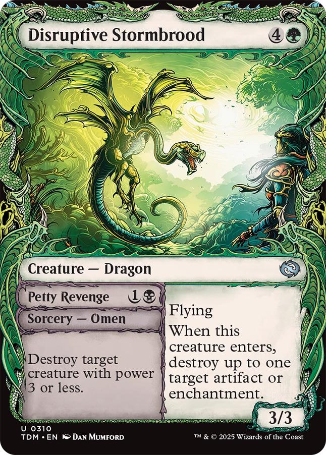 Disruptive Stormbrood // Petty Revenge [310] [Draconic Frame Showcase] [Tarkir: Dragonstorm] [Non-Foil]
