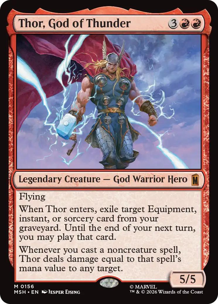 Thor, God of Thunder [156] [Marvel Super Heroes] [Non-Foil]