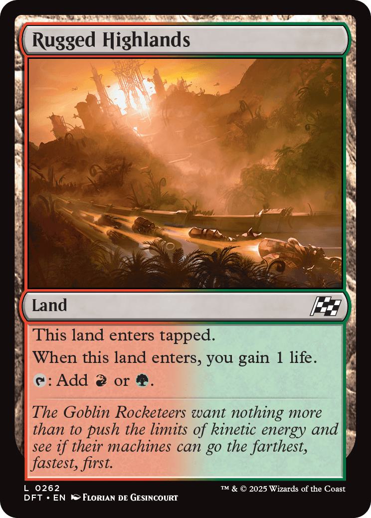 Rugged Highlands [262] [Aetherdrift] [Non-Foil]