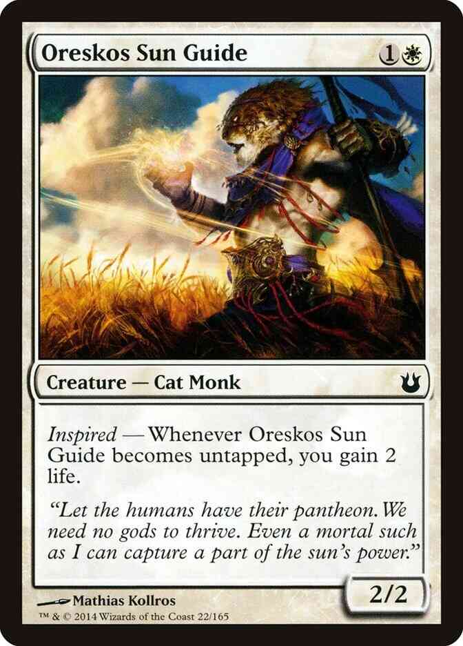 Oreskos Sun Guide [22] [Born of the Gods] [Non-Foil]