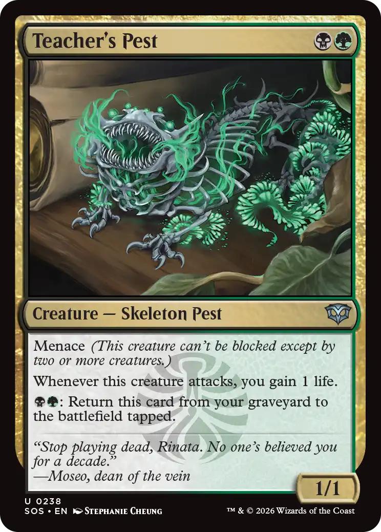 Teacher's Pest [238] [Secrets of Strixhaven] [Non-Foil]
