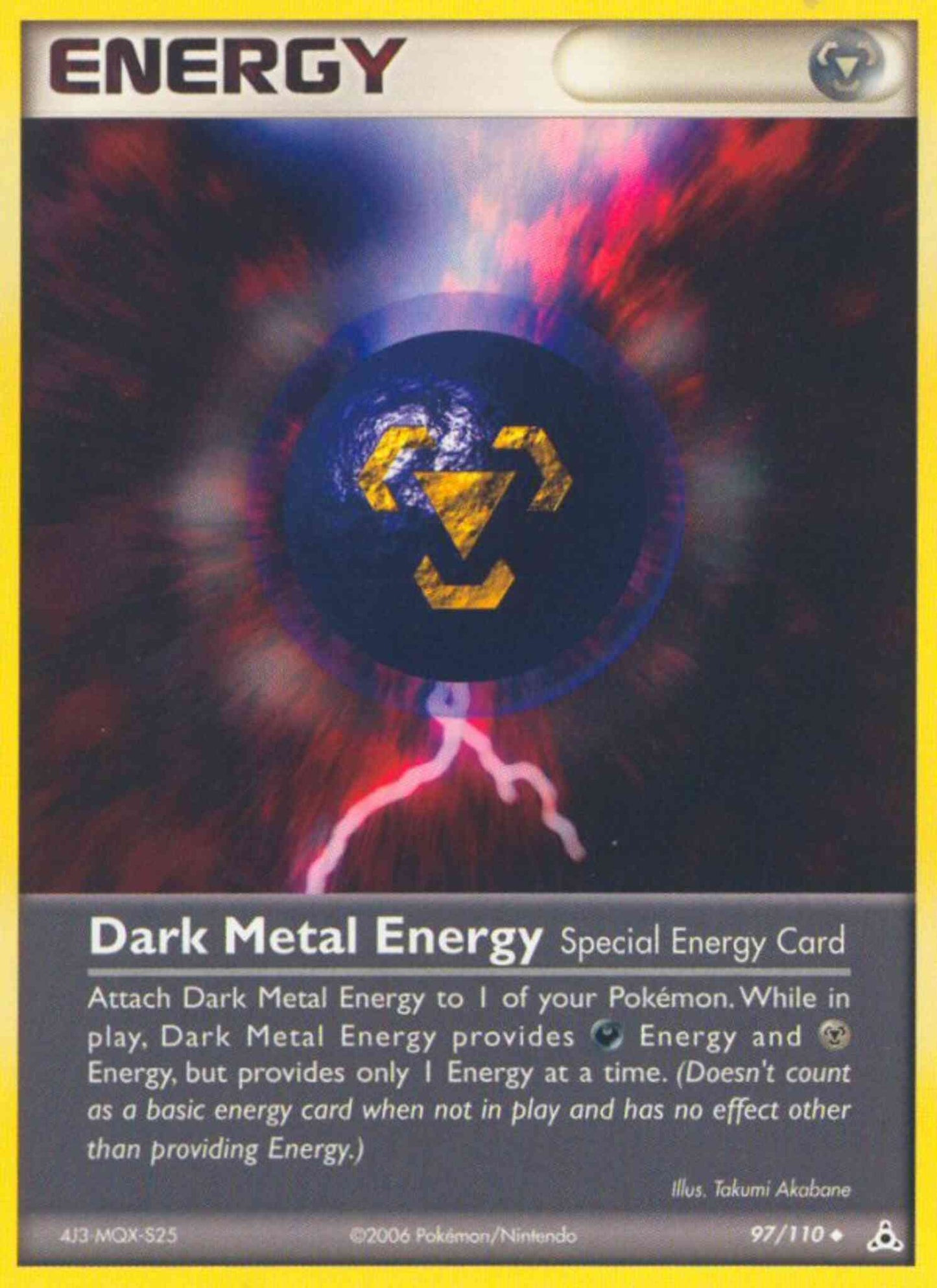 Dark Metal Energy - 97/110 - Uncommon [ex13-97] [Reverse Holo]