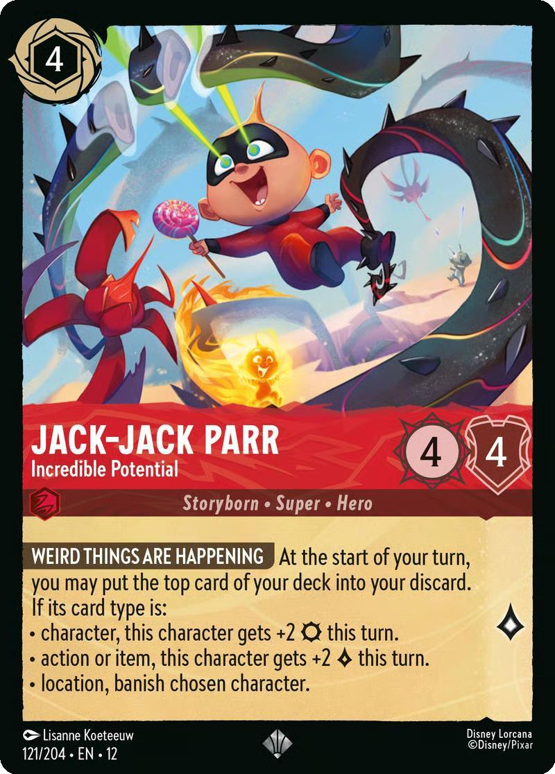 Jack-Jack Parr - Incredible Potential - 121/204 [Wilds Unknown] [Non-Foil]