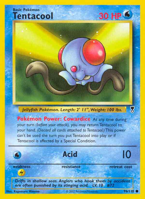 Tentacool - 96/110 - Common [base6-96] [Reverse Holo]