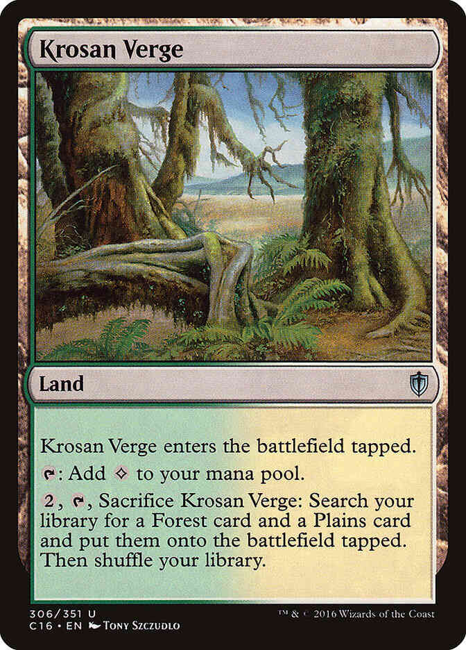 Krosan Verge [306] [Commander 2016] [Non-Foil]