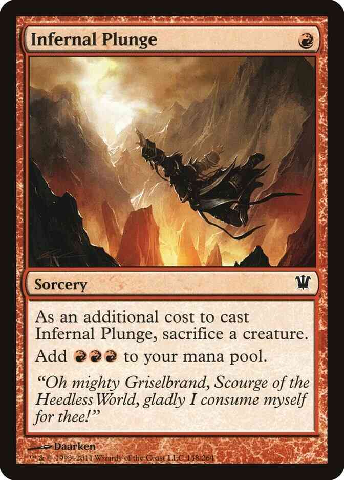 Infernal Plunge [148] [Innistrad] [Non-Foil]