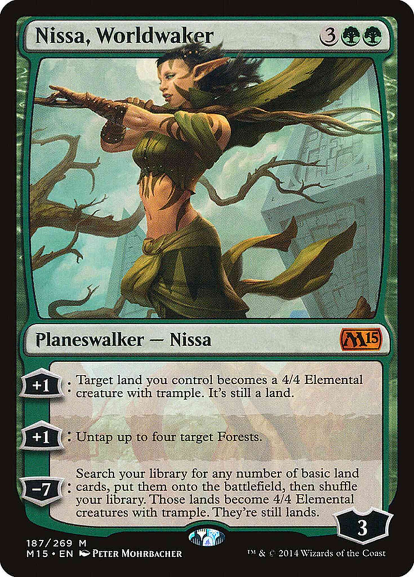Nissa, Worldwaker [187] [Magic 2015] [Non-Foil]