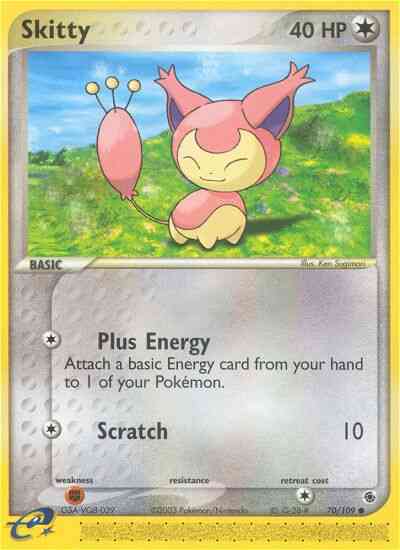 Skitty - 70/109 - Common [ex1-70] [Reverse Holo]