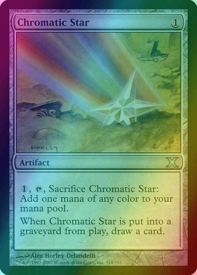 Chromatic Star [314] [Tenth Edition] [Foil]