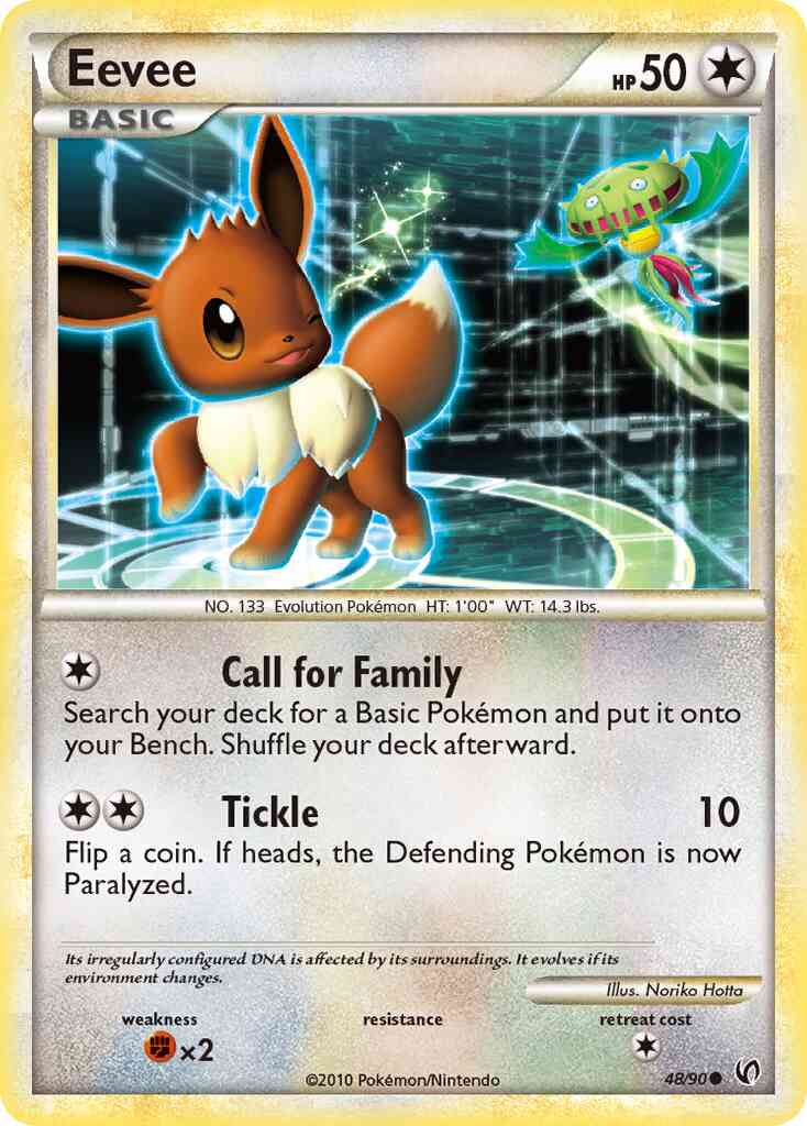 Eevee - 48/90 - Common [hgss3-48] [Non-Holo]