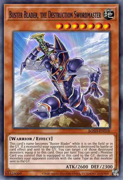 Buster Blader, the Destruction Swordmaster - BOSH-EN018 - Ultra Rare - Unlimited