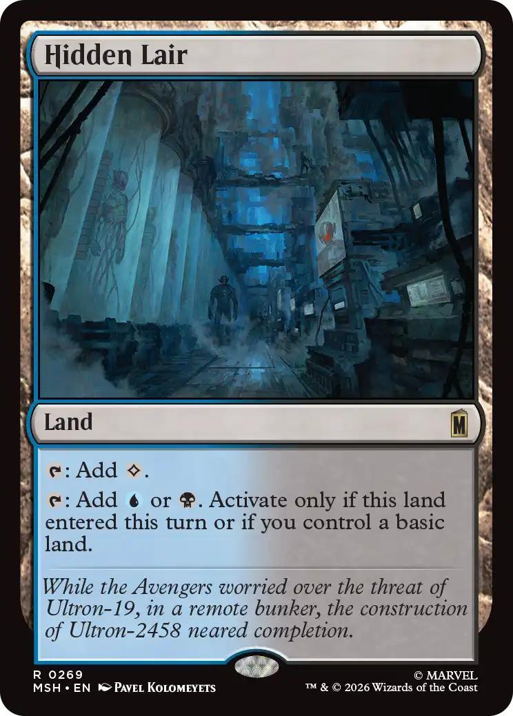 Hidden Lair [269] [Marvel Super Heroes] [Non-Foil]