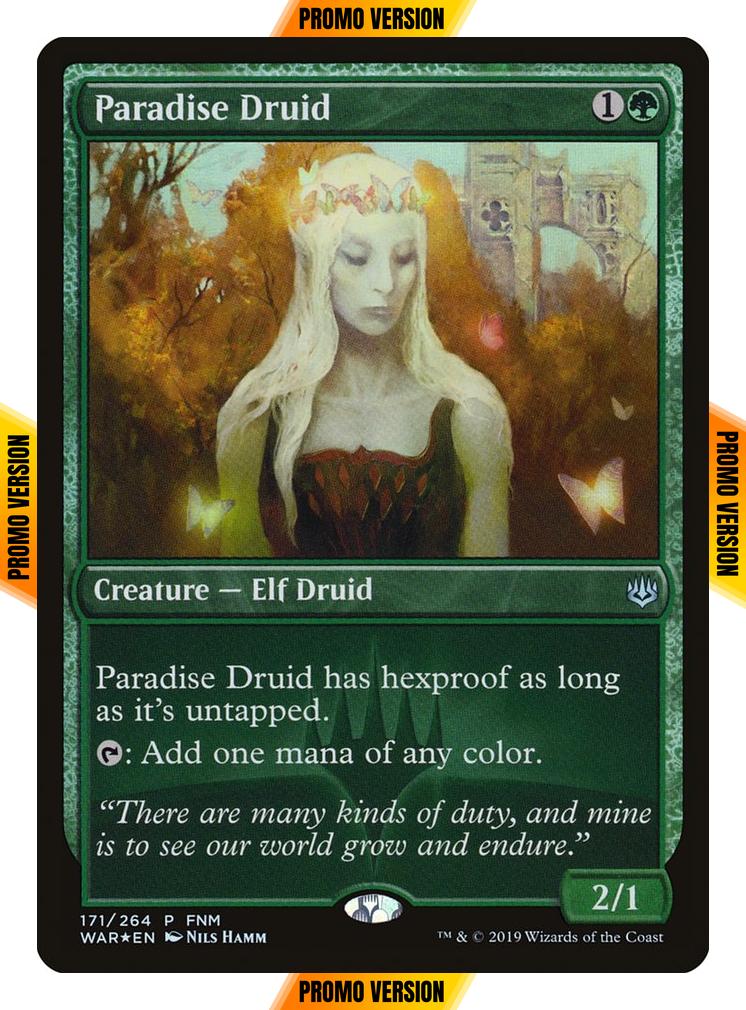 Paradise Druid [171] [War of the Spark Promos] [Foil]