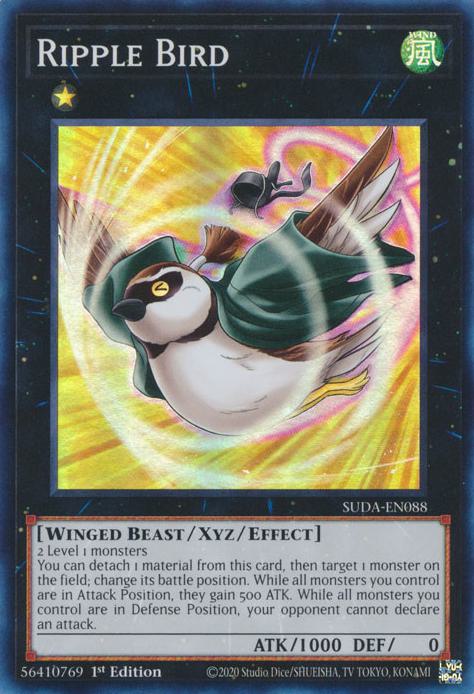 Ripple Bird - SUDA-EN088 - Super Rare - 1st Edition