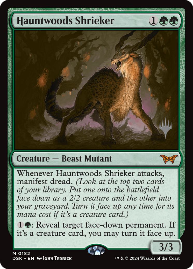 Hauntwoods Shrieker [182p] [Promo Pack] [Duskmourn: House of Horror: Promos] [Non-Foil]