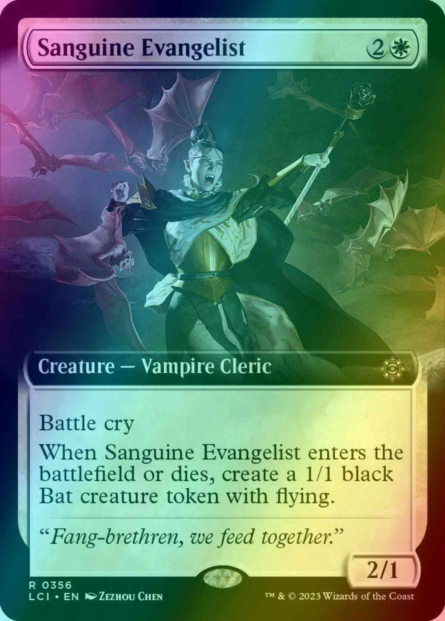 Sanguine Evangelist [356] [Extended Art] [The Lost Caverns of Ixalan] [Foil]