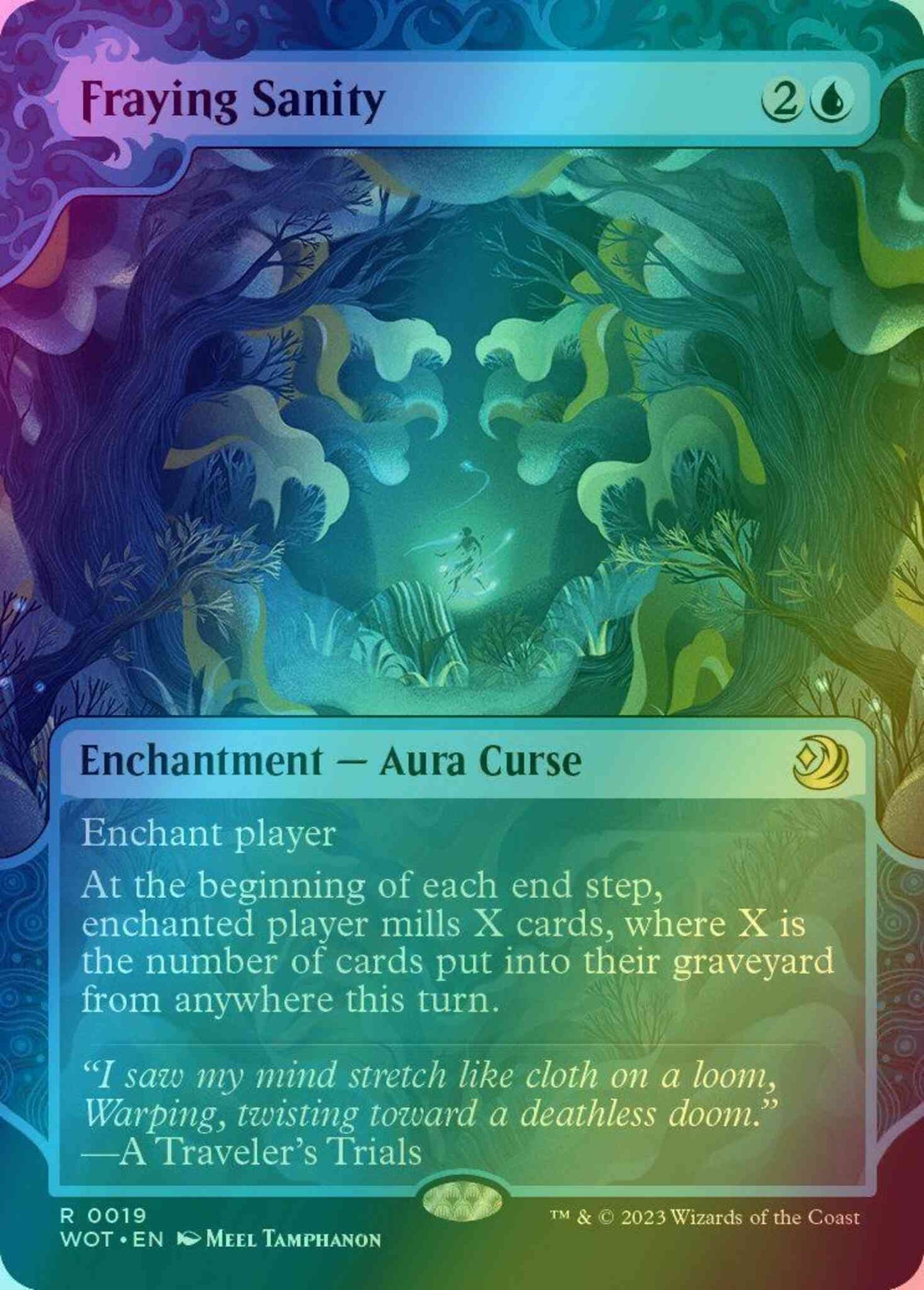 Fraying Sanity [19] [Enchanting Tale Showcase] [Wilds of Eldraine: Enchanting Tales] [Foil]