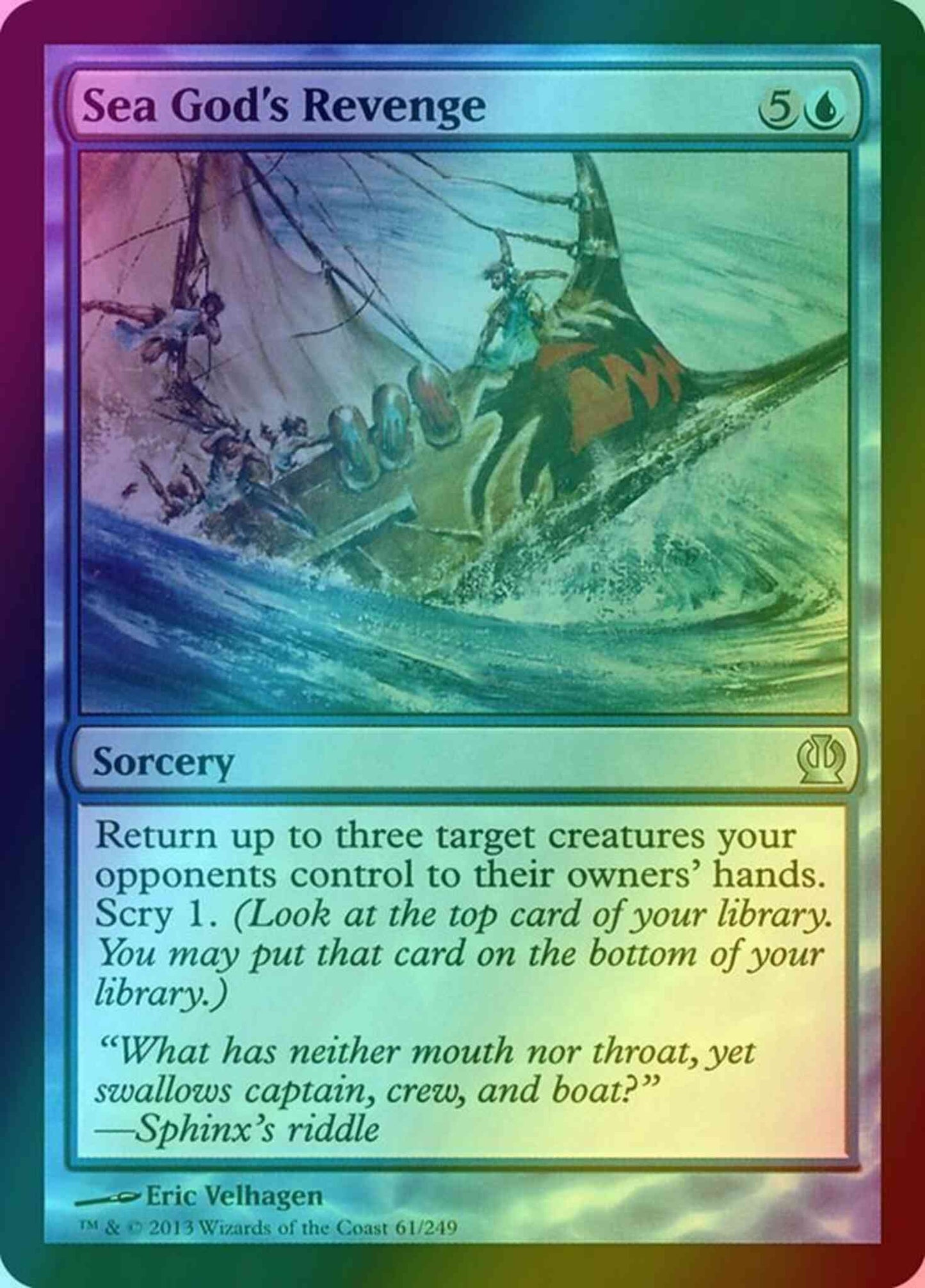 Sea God's Revenge [61] [Theros] [Foil]
