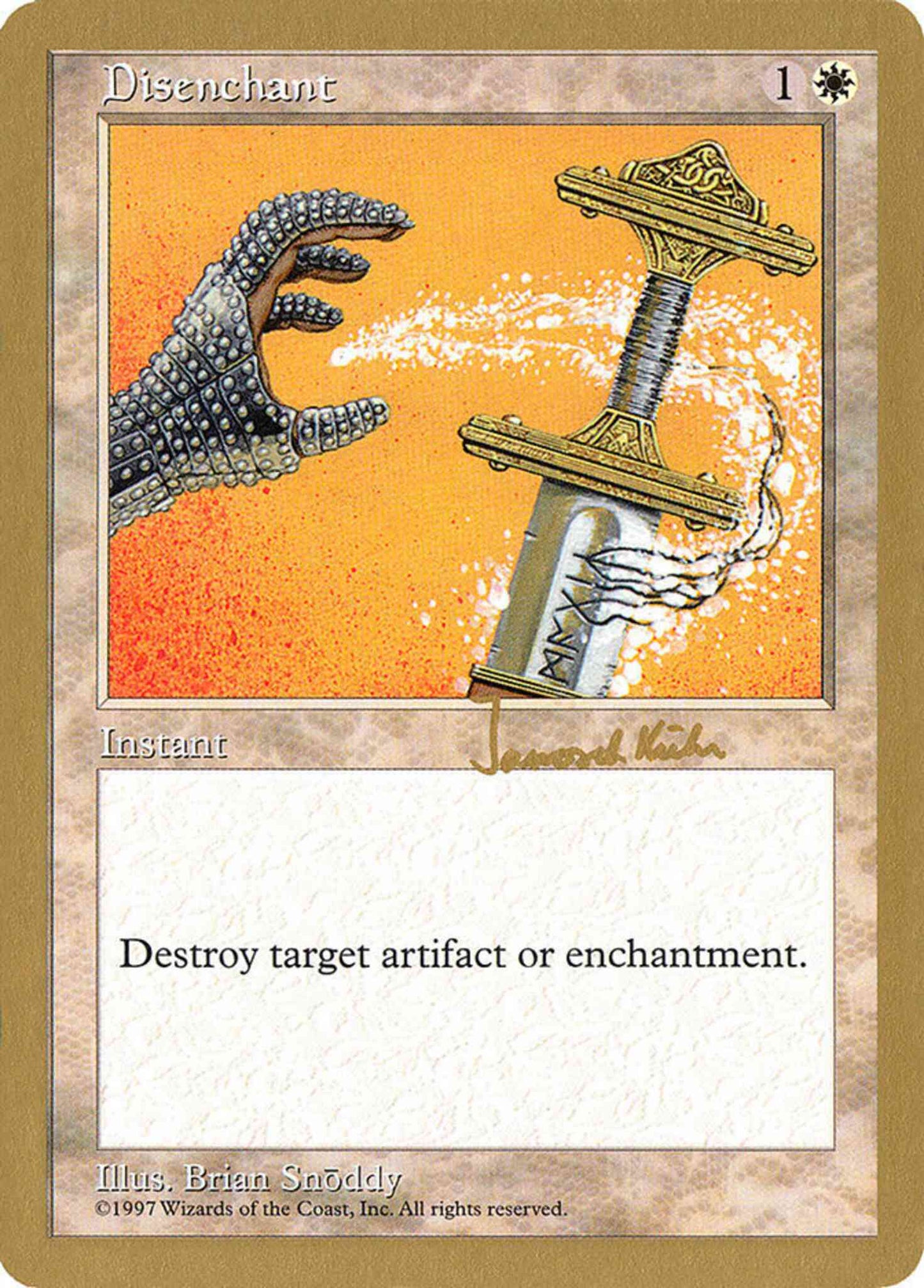Disenchant [jk26] [Janosch Kunn] [World Championship Decks 1997] [Non-Foil]