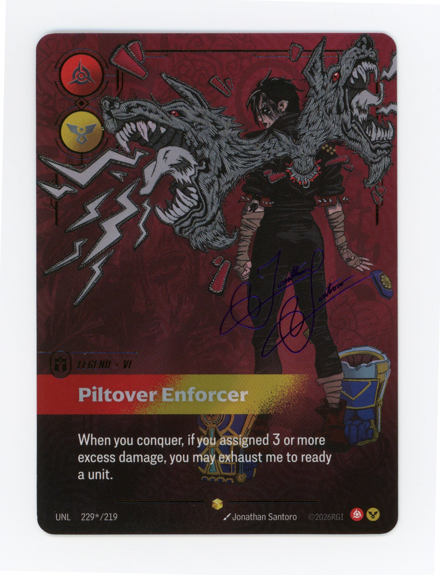 Piltover Enforcer (Vi) — Signature|Foil — ID 19220