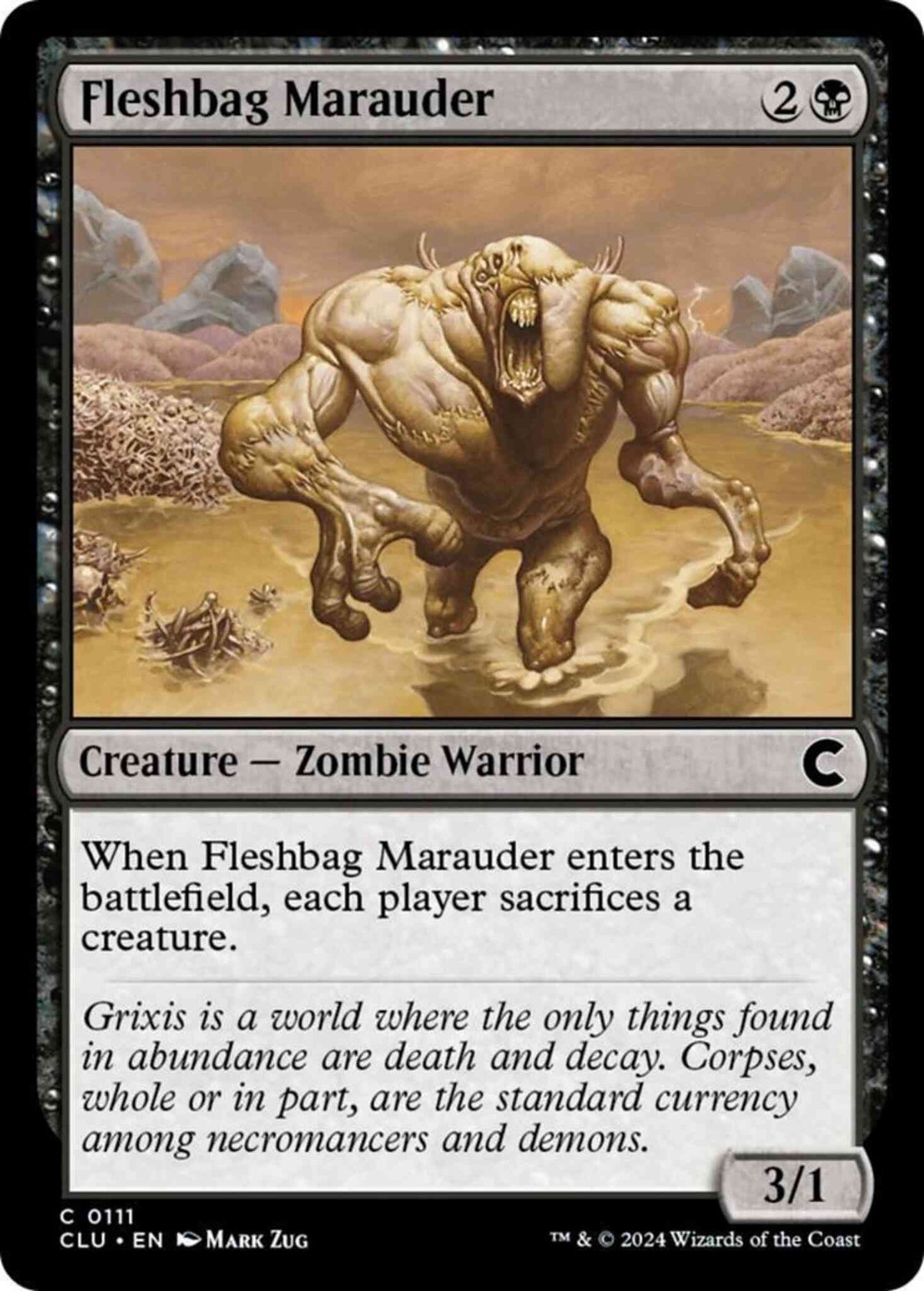 Fleshbag Marauder [111] [Ravnica: Clue Edition] [Non-Foil]
