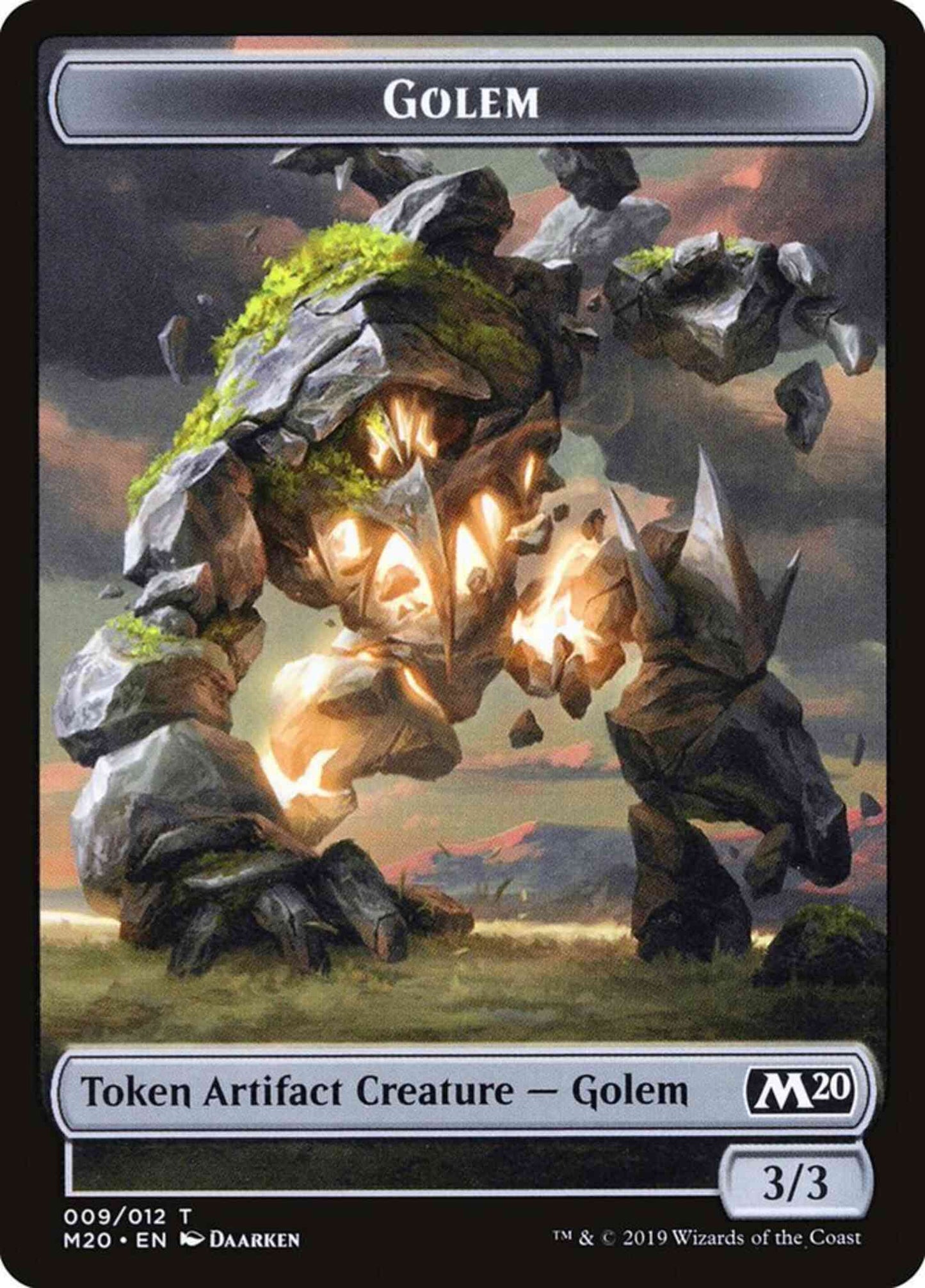 Golem Token [09] [Core Set 2020 Tokens] [Non-Foil]