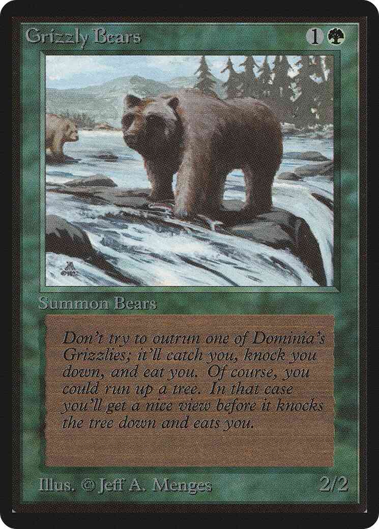 Grizzly Bears [200] [Limited Edition Beta] [Non-Foil]