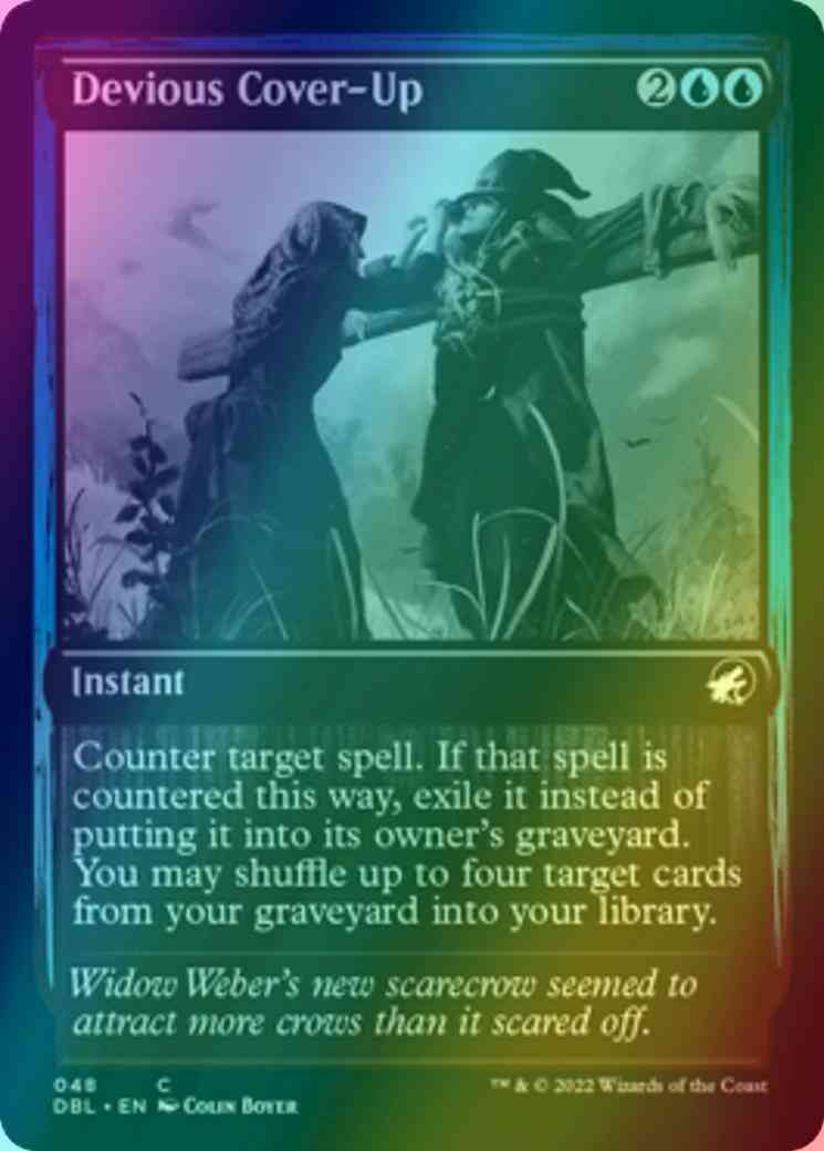 Devious Cover-Up [48] [Innistrad: Double Feature] [Foil]