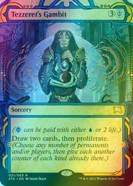 Tezzeret's Gambit [21] [Strixhaven Mystical Archive] [Foil]