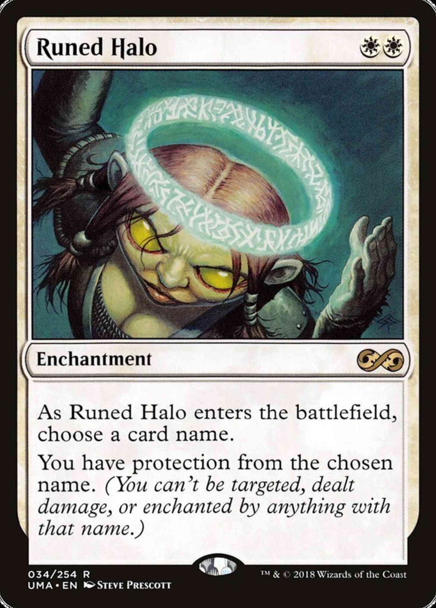Runed Halo [34] [Ultimate Masters] [Non-Foil]