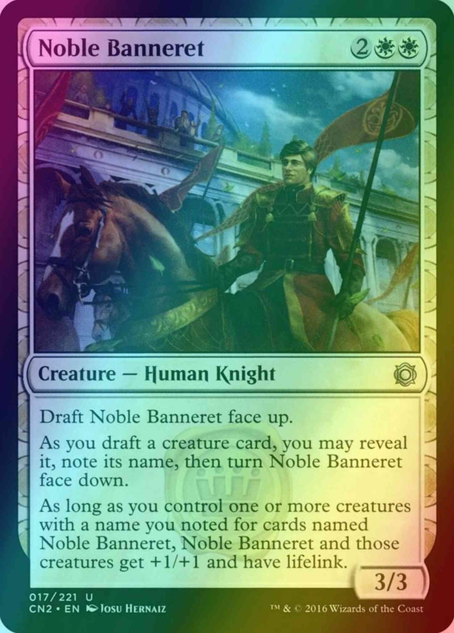 Noble Banneret [17] [Conspiracy Take The Crown] [Foil]