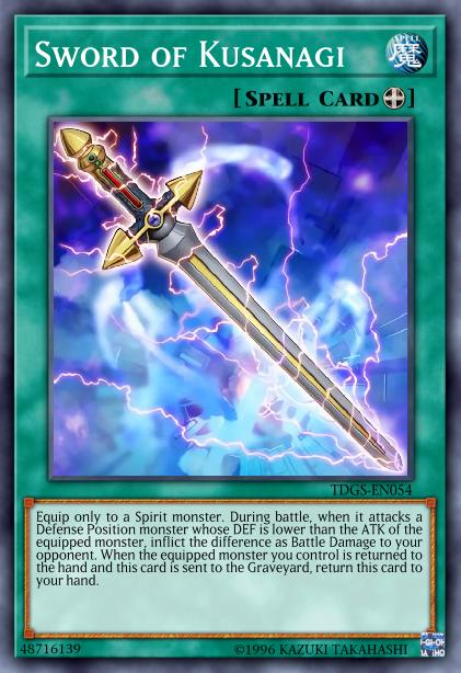 Sword of Kusanagi - TDGS-EN054 - Common - Unlimited