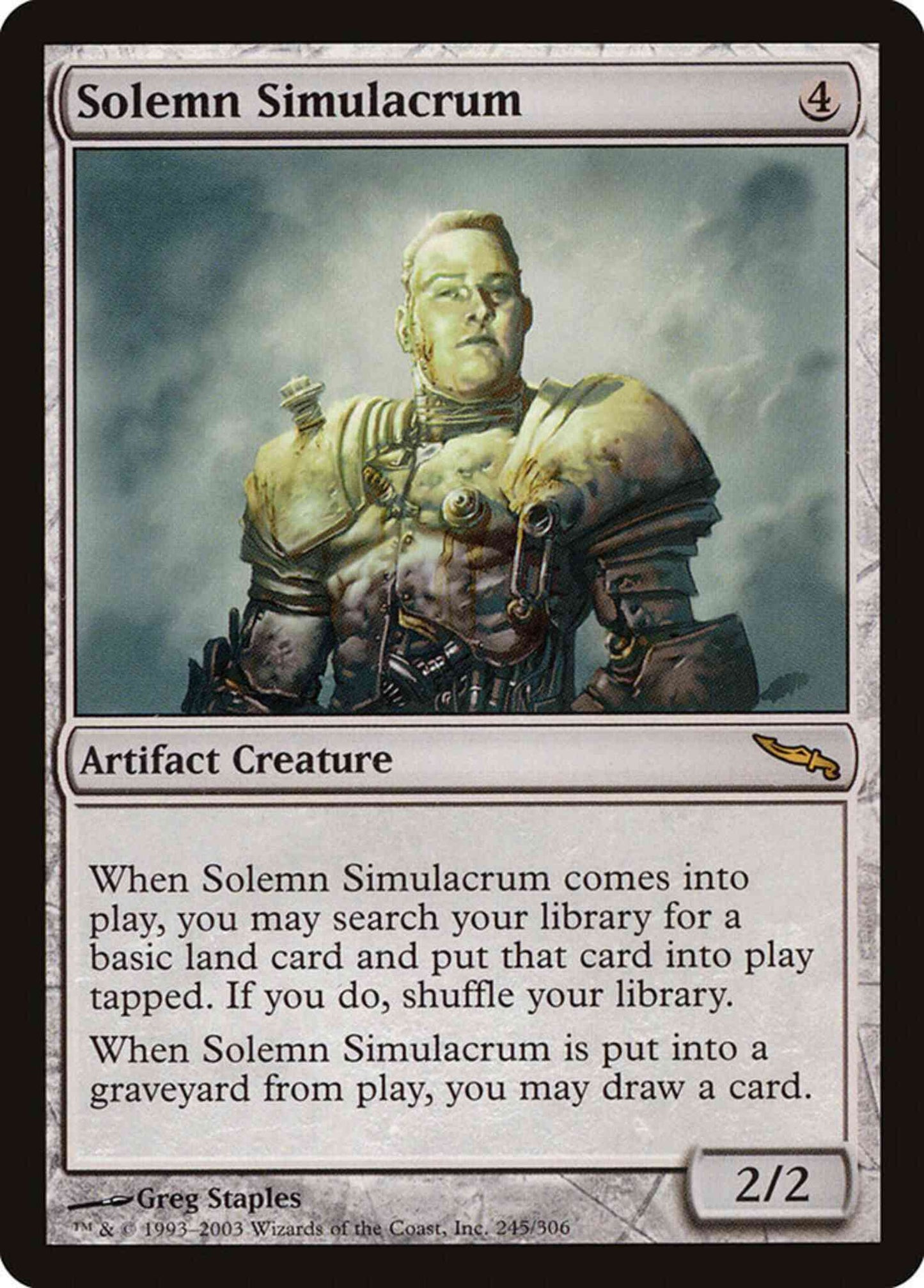 Solemn Simulacrum [245] [Mirrodin] [Non-Foil]