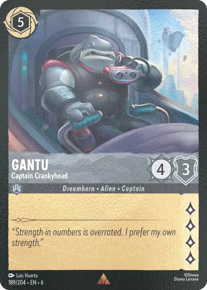 Gantu - Captain Crankyhead - 189/204 [Azurite Sea] [Cold Foil]