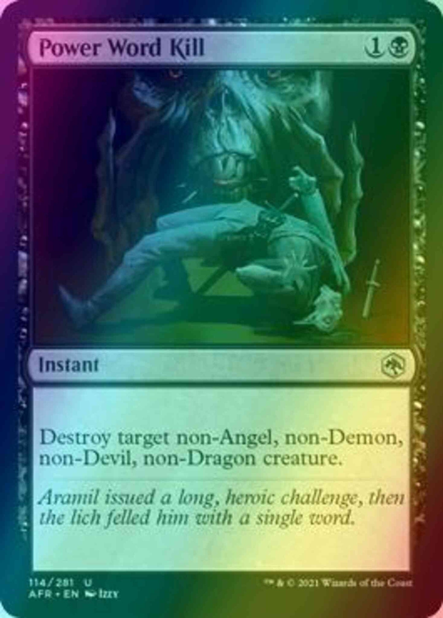 Power Word Kill [114] [Adventures in the Forgotten Realms] [Foil]