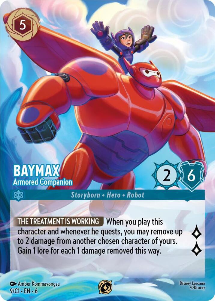 Baymax - Armored Companion - 9/C1 [Disney Lorcana Promo Cards] [Holofoil]