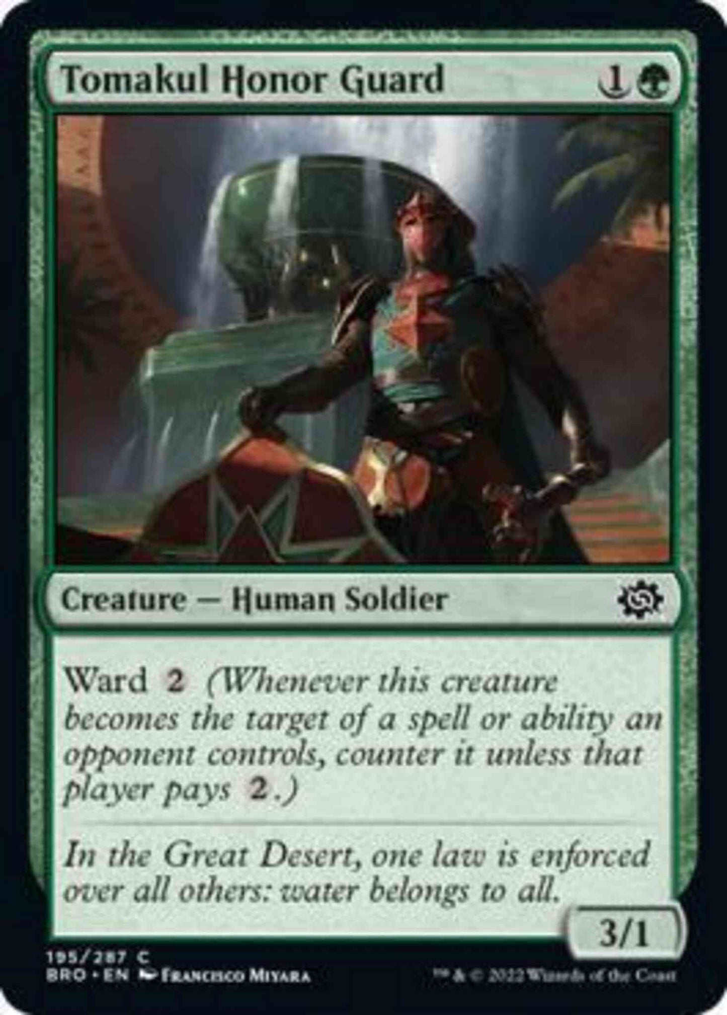 Tomakul Honor Guard [195] [The Brothers' War] [Non-Foil]