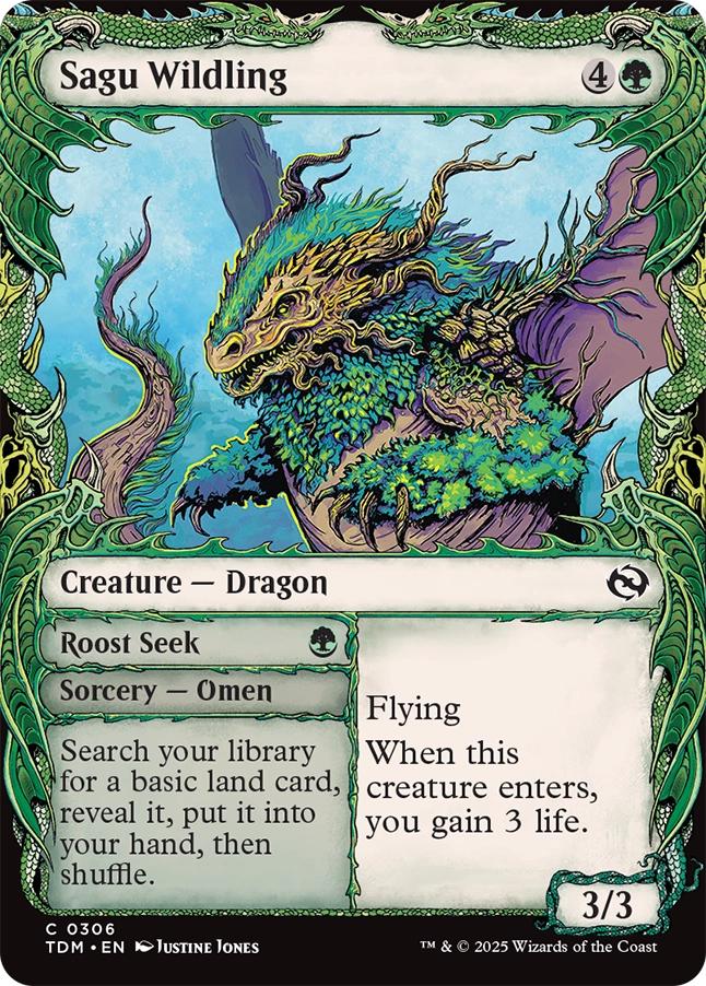 Sagu Wildling // Roost Seek [306] [Draconic Frame Showcase] [Tarkir: Dragonstorm] [Non-Foil]