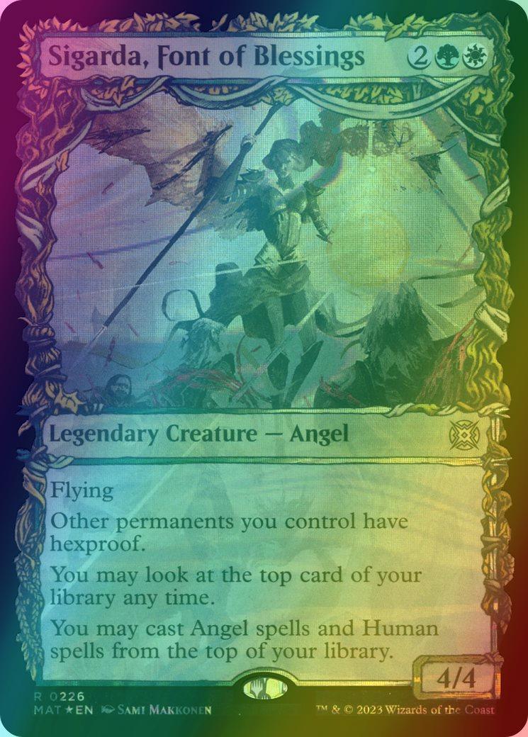 Sigarda, Font of Blessings [226] [Planar Showcase] [March of the Machine: The Aftermath] [Halo Foil]