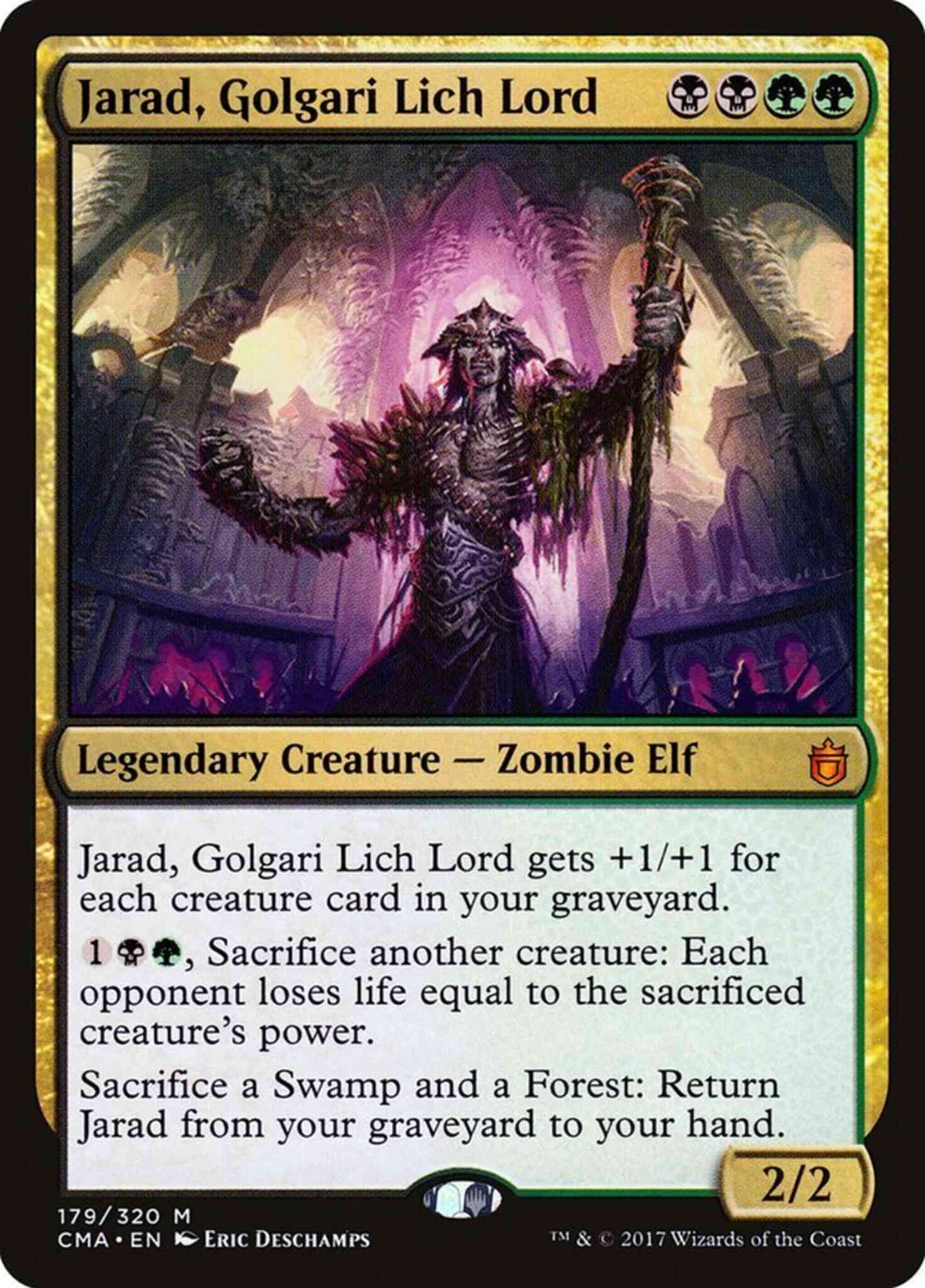 Jarad, Golgari Lich Lord [179] [Commander Anthology] [Non-Foil]