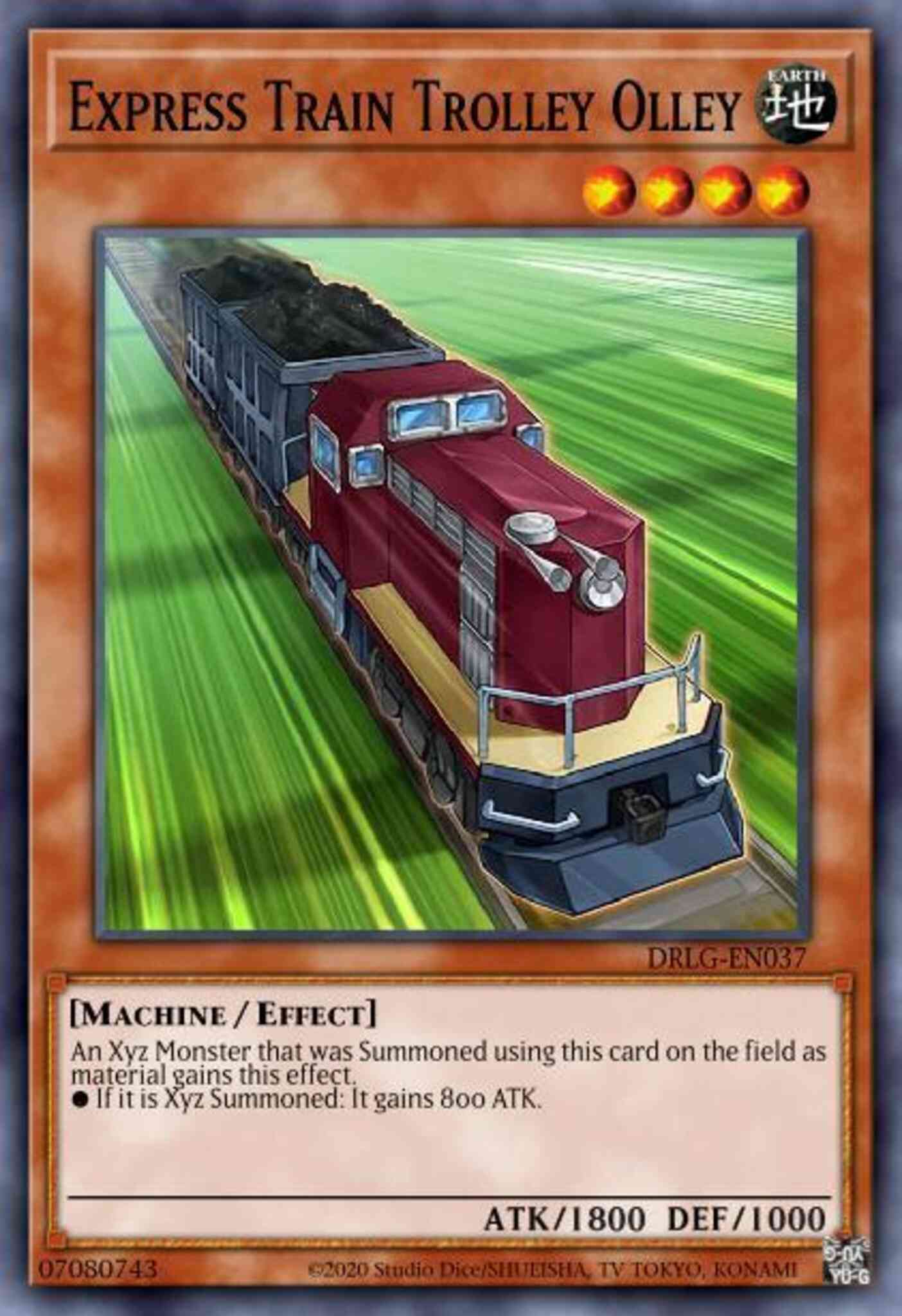 Express Train Trolley Olley - DRLG-EN037 - Secret Rare - 1st Edition