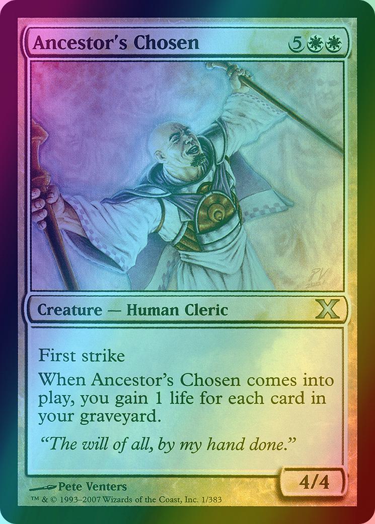 Ancestor's Chosen [1] [Tenth Edition] [Foil]