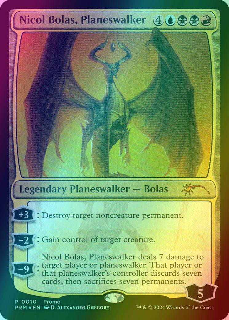 Nicol Bolas, Planeswalker [2025-10] [Media and Collaboration Promos] [Foil]