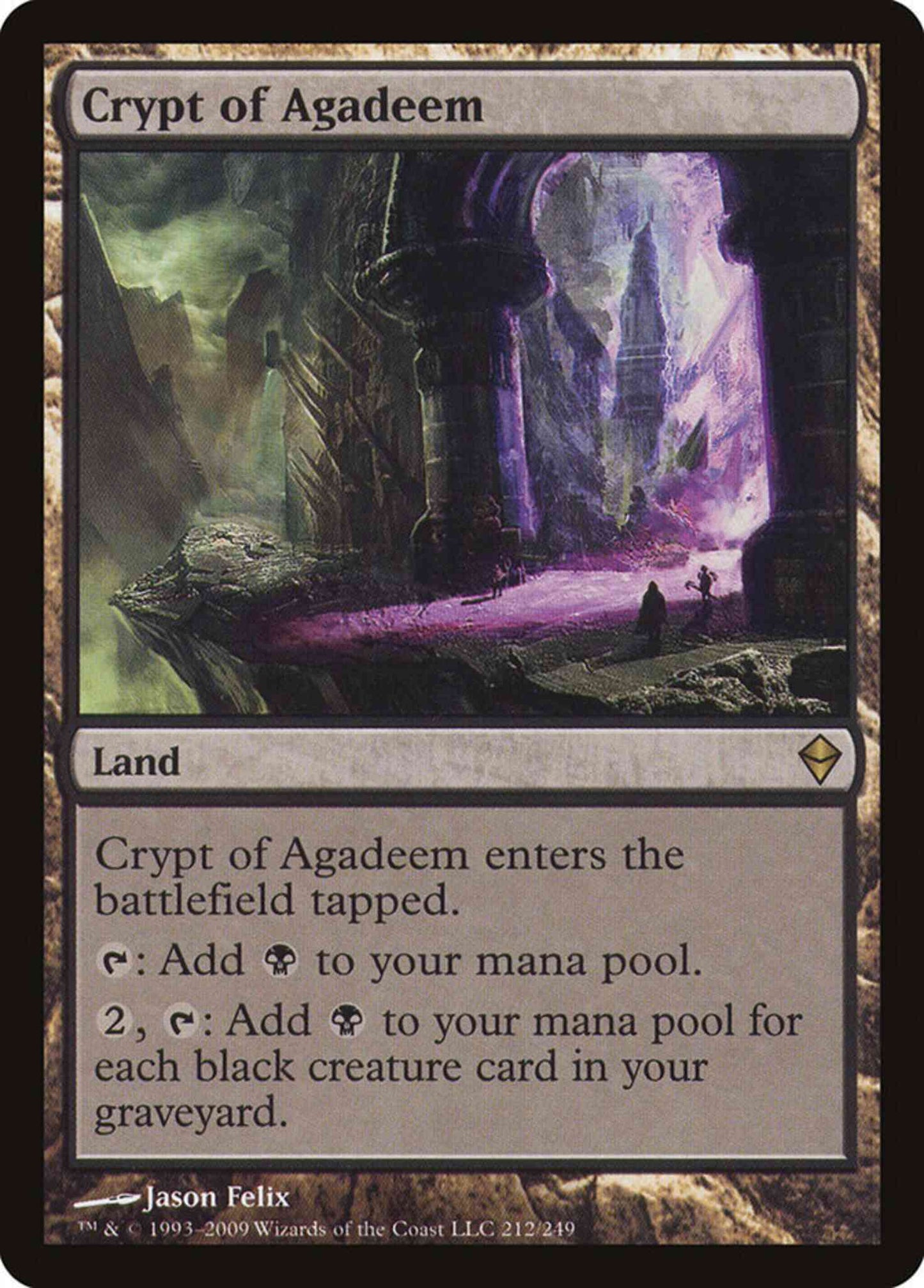 Crypt of Agadeem [212] [Zendikar] [Non-Foil]