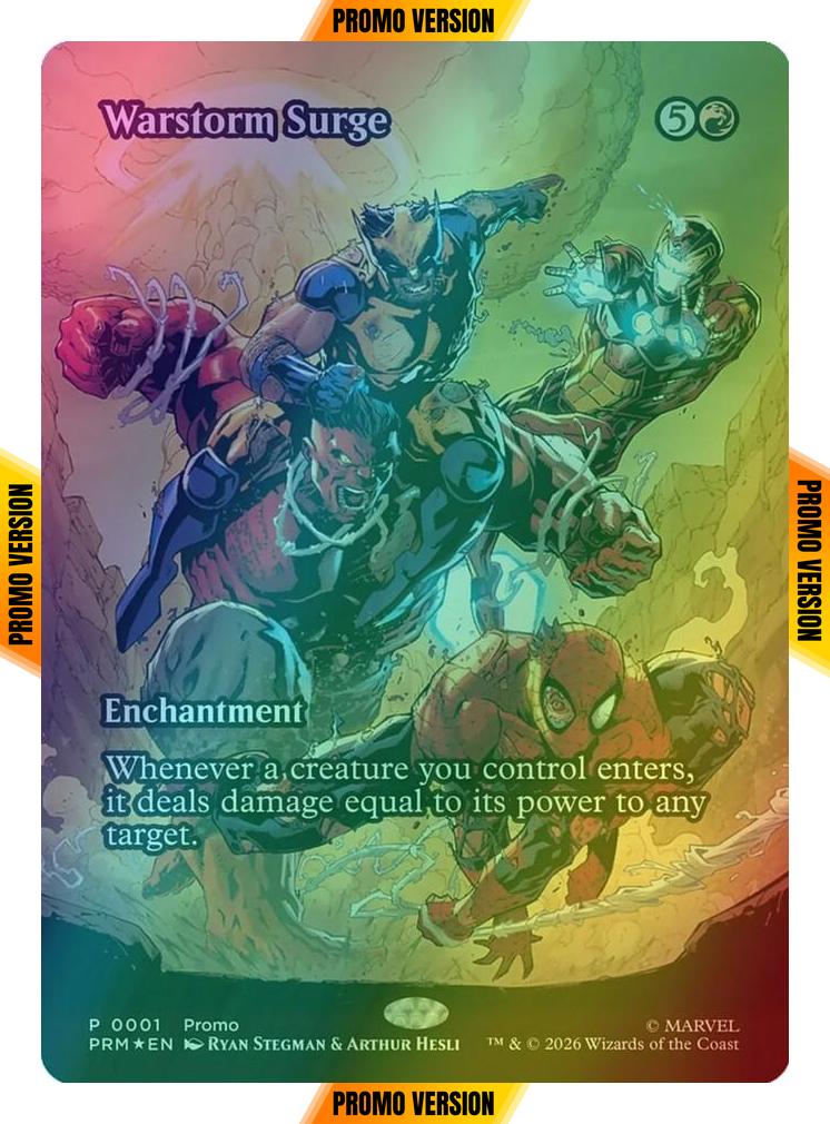 Warstorm Surge [2026-6] [Borderless] [PRM-0001] [Media and Collaboration Promos] [Foil]