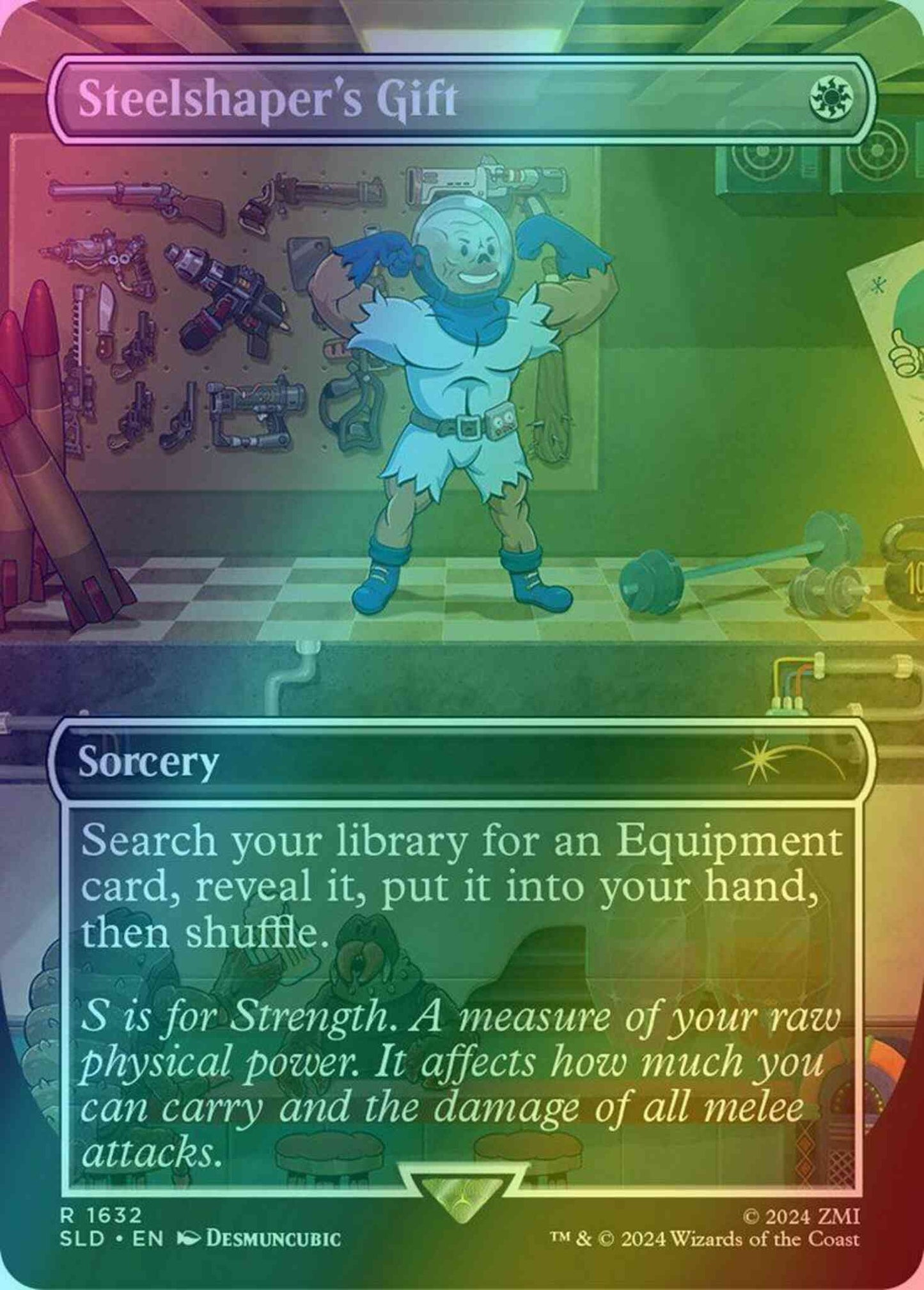 Steelshaper's Gift [1632] [Borderless] [Fallout: S.P.E.C.I.A.L.] [Secret Lair Drop] [Foil]